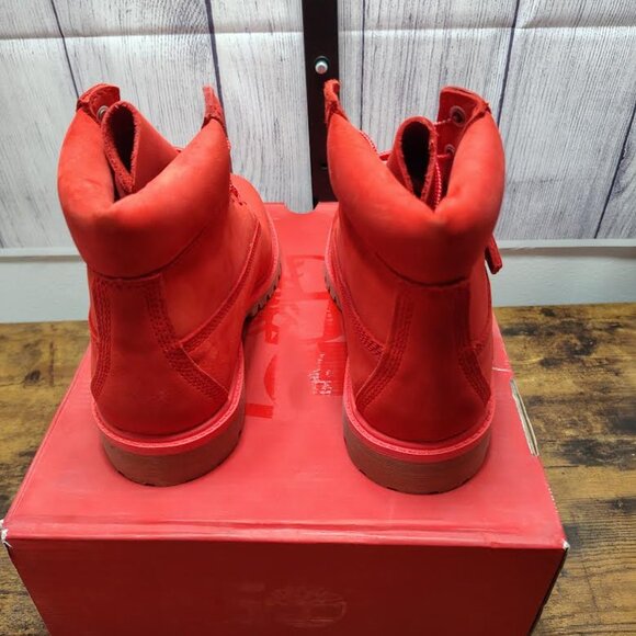 Timberland Red Waterproof Size 4.5 Men\'s Boots main image 6